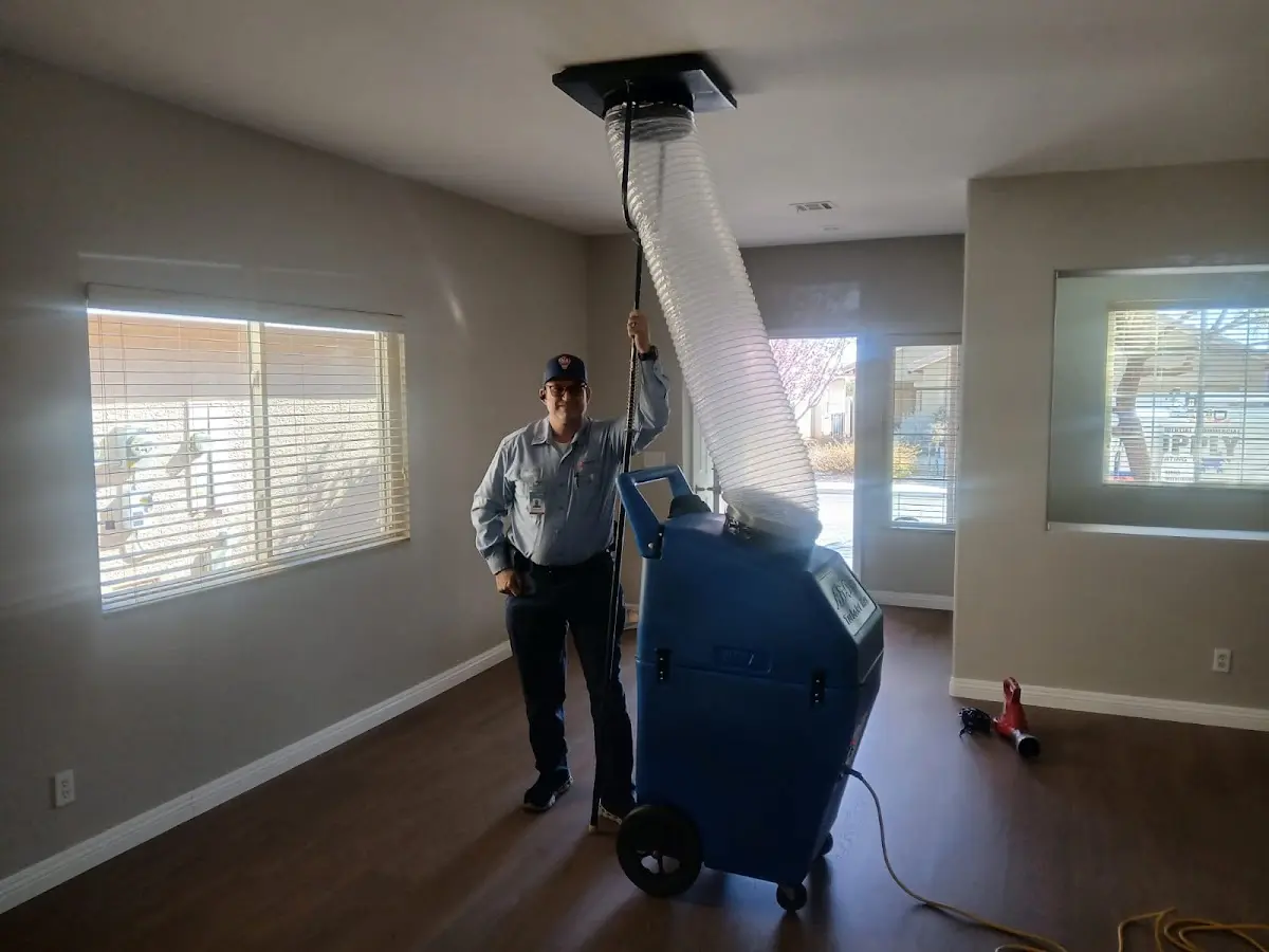 Professional Dryer Vent Cleaning work inside a Salida home